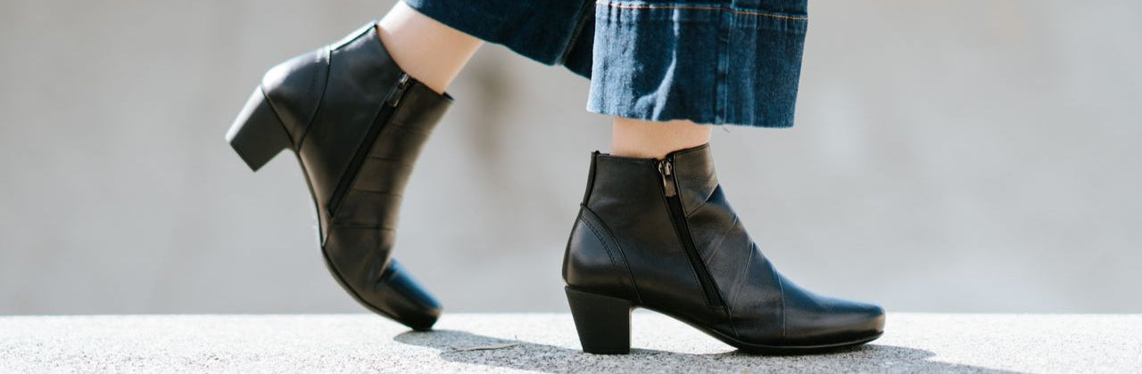 Low & Mid Heel Ankle Boots